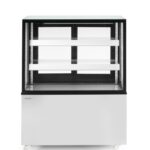 Refrigerated display cabinets with 2 shelves