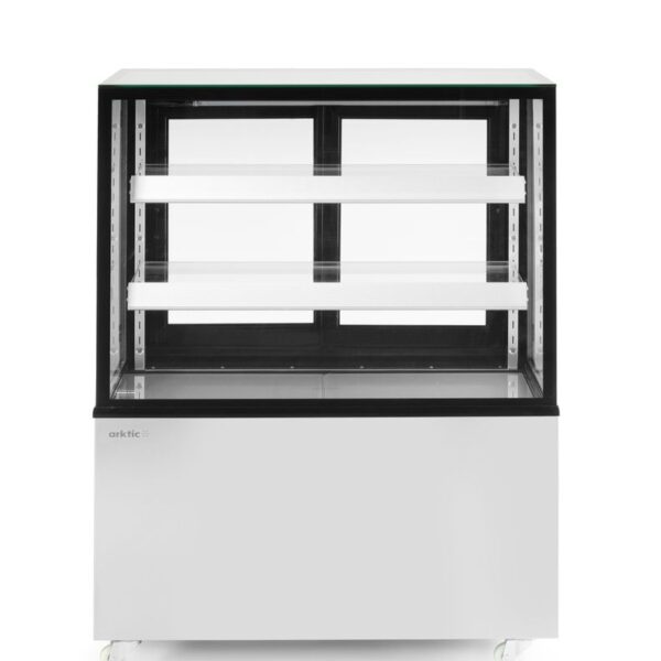 Refrigerated display cabinets with 2 shelves