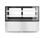 Refrigerated display cabinets with 2 shelves