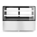 Refrigerated display cabinets with 2 shelves