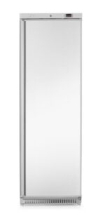 Freezing cabinet in a stainless steel casing