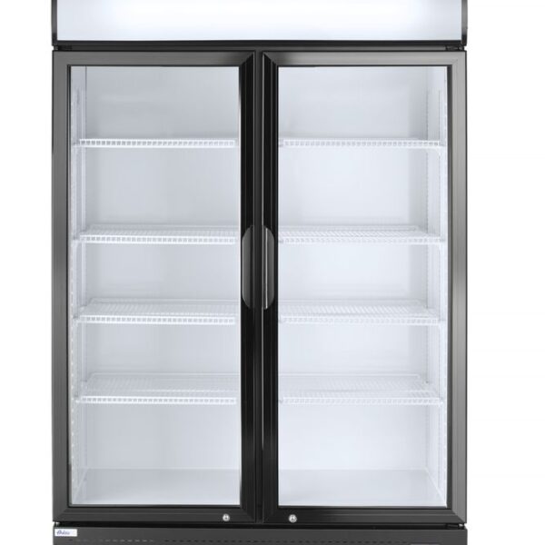 Hendi Arktic Backbar koelkast met lichtbak, dubbele deur 643L