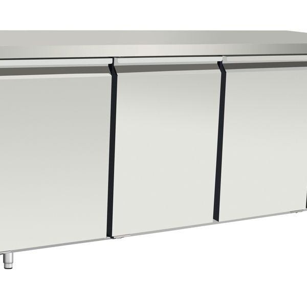 Hendi Arktic vrieswerkbank, 3 deuren 420L 420L