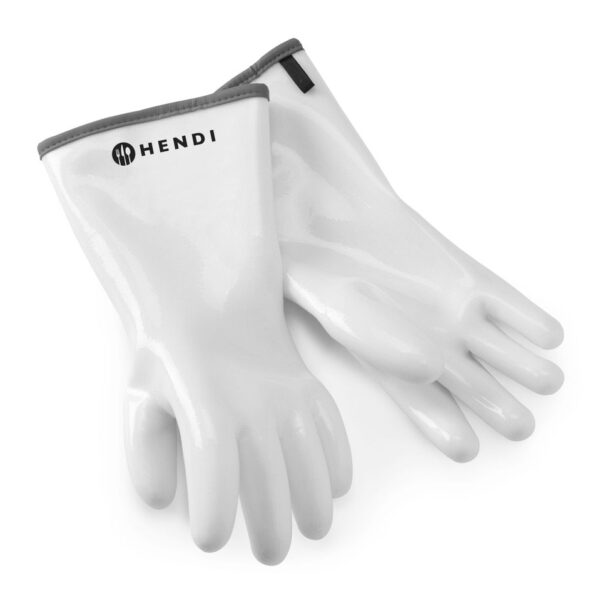 Gloves with silicone coating