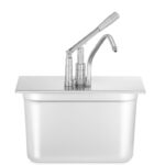 Lid with dispenser for GN containers