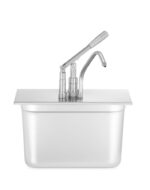 Lid with dispenser for GN containers