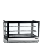 TEFCOLD Vitrine, tafelmodel, voor geweldige productpresentatie - LCT900F/BLACK