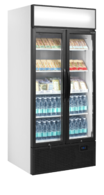TEFCOLD 2-deurs displaykoeler met canopy - FSC891H - Afbeelding 2
