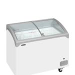 TEFCOLD Elegante diepvrieskist met gebogen glazen schuifdeksels - NIC302SCEB