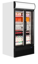 TEFCOLD 2-deurs displaykoeler met kap - FSC1000H - Afbeelding 2