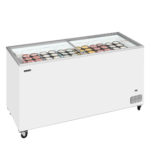 TEFCOLD Diepvrieskist met vlakke glazen schuifdeksels - IC552SC - Afbeelding 2