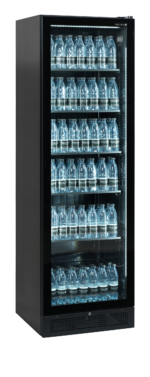 TEFCOLD Zwarte displaykoeler voor een mooie presentatie van uw producten - SCU1425 FRAMELESS - Afbeelding 2