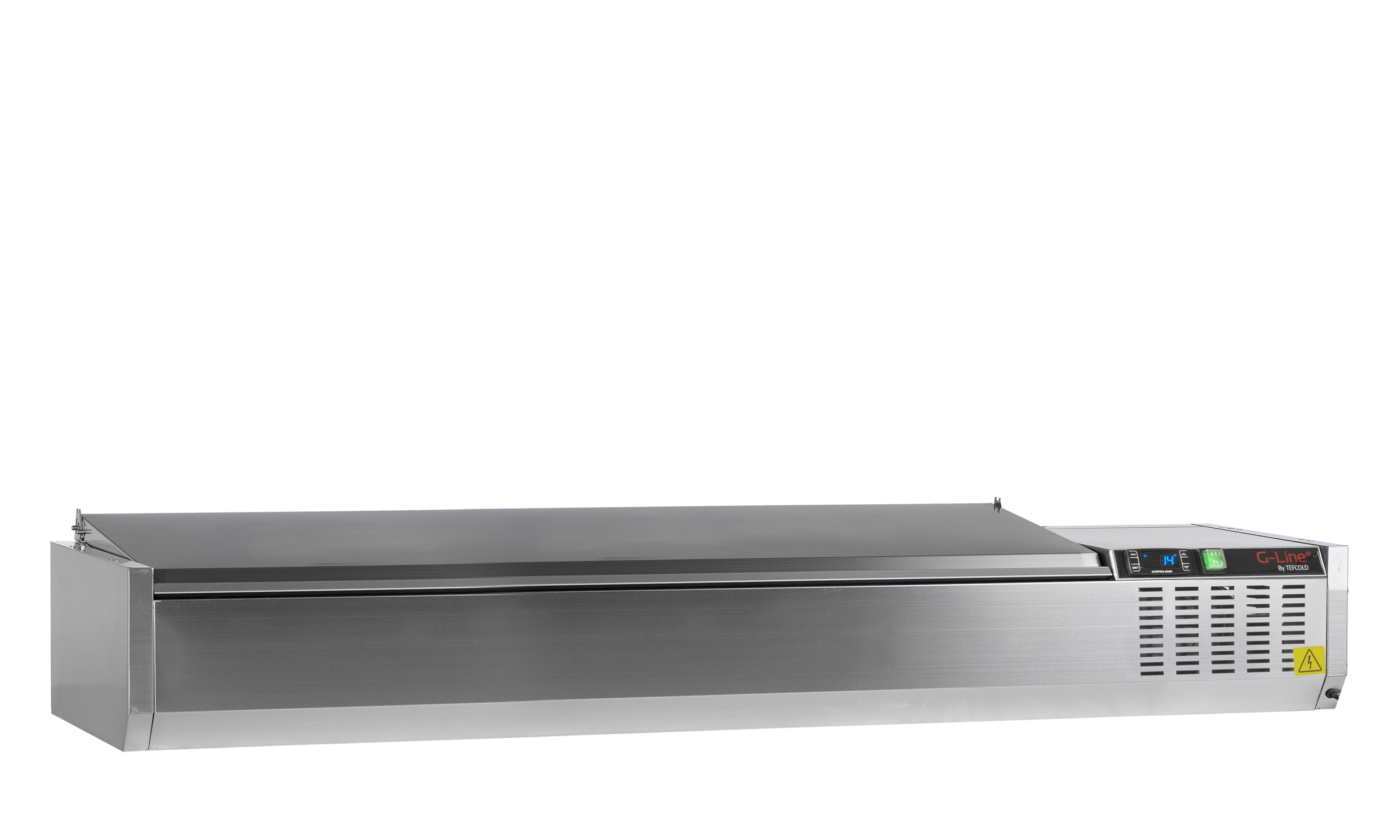 cGVyZmlvbi81MTA1MTZjMC1mYTYyLTQ0NTAtYmJhZS0yYTAzYTE3MzEyMDQucG5n G-Line by TEFCOLD Gekoelde RVS topping unit met deksel - GVC33-180 S/S - Afbeelding 1