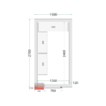 TEFCOLD Professionele koeling - Shelf Rack System Kit