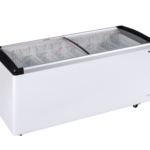 TEFCOLD Moderne ijskast met glazen deksels - IDB500-W1