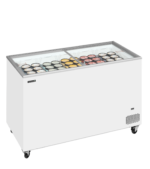 TEFCOLD Diepvrieskist met vlakke glazen schuifdeksels - IC402SC - Afbeelding 2