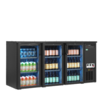 Serrco by TEFCOLD Hoogwaardige barkoeler met led-kleurenverlichting - SCL-222GMU+ - Afbeelding 2
