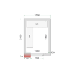 TEFCOLD Professionele koeling - Shelf Rack System Kit