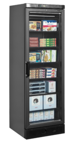 TEFCOLD Displayvriezer met verwarmde glazen deur - UFSC371G Black - Afbeelding 2