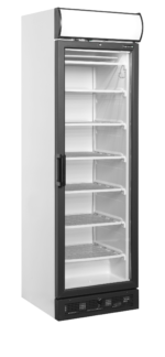TEFCOLD Displayvriezer met kap en verwarmde glazen deur - UFSC371GCP