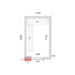 TEFCOLD Professionele koeling - Shelf Rack System Kit