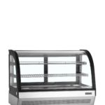 TEFCOLD Vitrine, tafelmodel, voor geweldige productpresentatie - LCT900C/BLACK