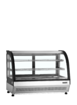 TEFCOLD Vitrine, tafelmodel, voor geweldige productpresentatie - LCT900C/BLACK