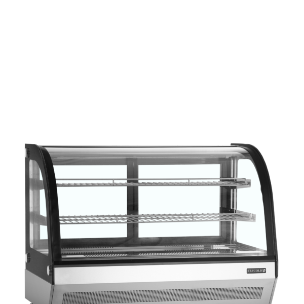 TEFCOLD Vitrine, tafelmodel, voor geweldige productpresentatie LCT900C/BLACK