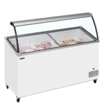 TEFCOLD Vriezer voor schepijs - schuin oplopend met bovenblad - IC502SCE-SO - Afbeelding 2