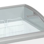 TEFCOLD Elegante diepvrieskist met gebogen glazen schuifdeksels - NIC402SCEB - Afbeelding 3