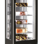 Framec STATISCHE VITRINE -2/+10°C - 3 ZIJDEN GLAS - 5 GRILLES - VENERE PS