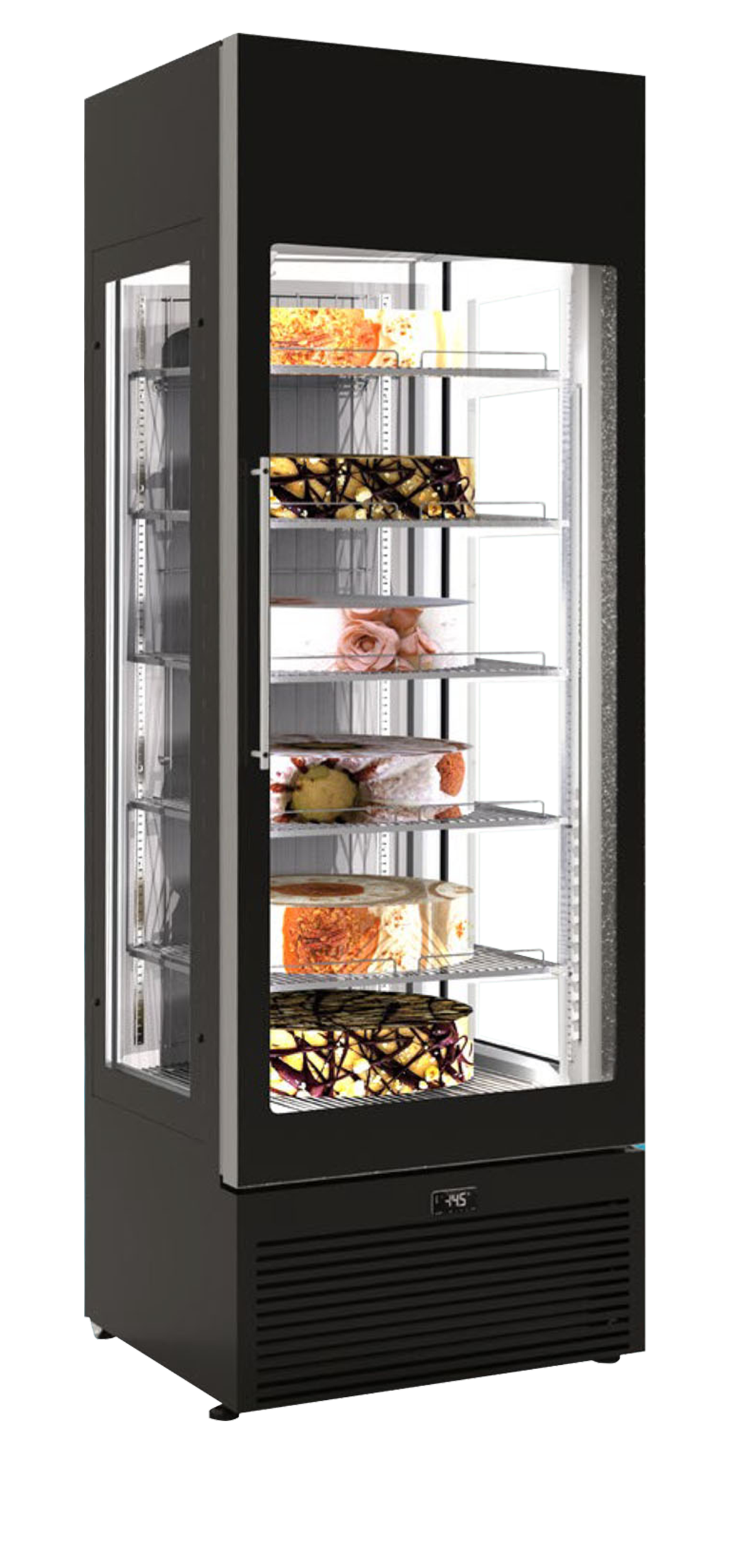 cGVyZmlvbi82ODFiZjg3Ny1iNDU4LTRhY2ItYjQzMy1iYjIwZmFmYWI1ZmMucG5n Framec STATISCHE VITRINE -2/+10°C - 3 ZIJDEN GLAS - 5 GRILLES - VENERE PS - Afbeelding 1