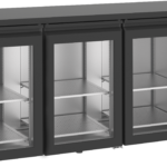 Doorgeefbarkast met 3 glazen deuren - FGB194 DDG