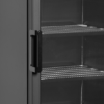 TEFCOLD Displayvriezer met verwarmde glazen deur - UFSC371G Black - Afbeelding 3
