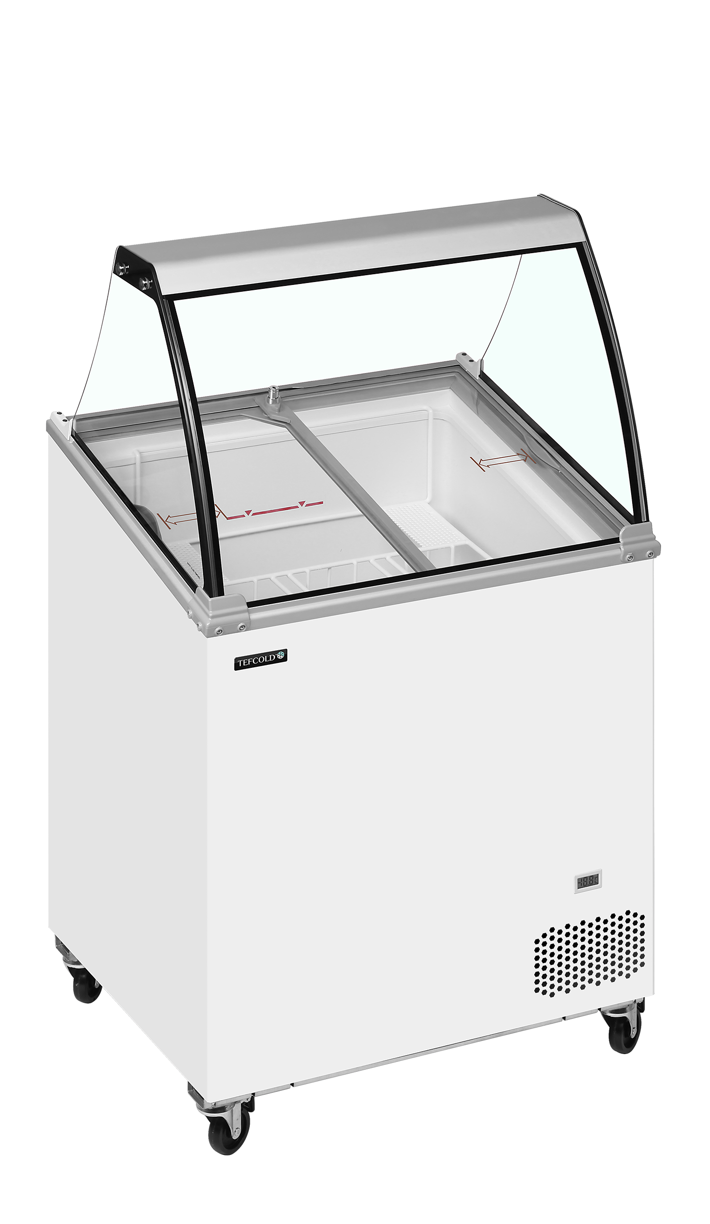 cGVyZmlvbi82OTk1MDgwMi04OTFlLTQzMzQtODc0OS1lYjdkZTY3Y2M2ZGYucG5n TEFCOLD Vriezer voor schepijs - schuin oplopend met bovenblad - IC202SCE-SO - Afbeelding 1