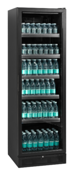 TEFCOLD Zwarte displaykoeler voor een mooie presentatie van uw producten - SCU1425H - Afbeelding 2