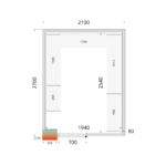 TEFCOLD Professionele koeling - Shelf Rack System Kit