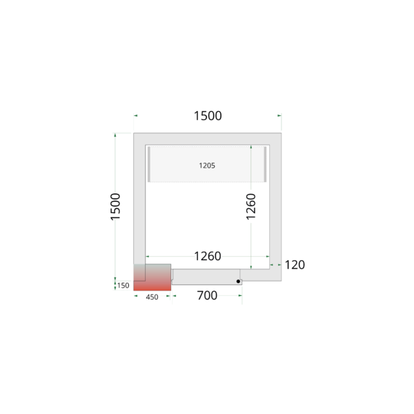 TEFCOLD Professionele koeling - Shelf Rack System Kit