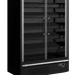 TEFCOLD 880 mm diepe multideckkoeler met deuren - Galaxy+ GP14FGD Maxi Black