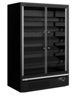 TEFCOLD 880 mm diepe multideckkoeler met deuren - Galaxy+ GP14FGD Maxi Black