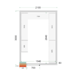 TEFCOLD Professionele koeling - Shelf Rack System Kit