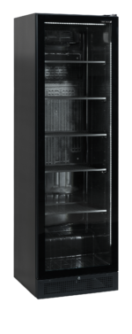 TEFCOLD Zwarte displaykoeler voor een mooie presentatie van uw producten - SCU1425 FRAMELESS