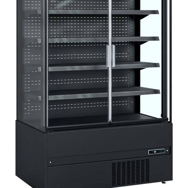 TEFCOLD WANDKOELING ECO-CRONUS MET GLASDEUREN 1310X665X1920 MCB130H (ECRON BK)