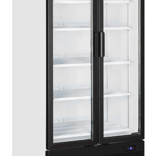 TEFCOLD 2-deurs displaykoeler met scharnierdeuren FS890H