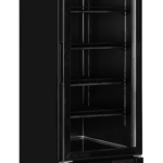 TEFCOLD Elegante zwarte displayvriezer met lichtbak - LGF2500B