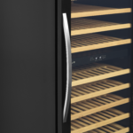 TEFCOLD Zwarte wijnkoeler met glazen deur voor exclusieve presentatie - TFW400-F - Afbeelding 4