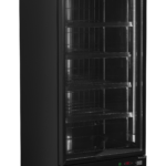 TEFCOLD Zwarte displayvriezer met instelbare planken - Atom Maxi F1DBB