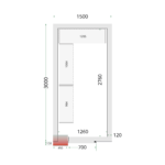 TEFCOLD Professionele koeling - Shelf Rack System Kit