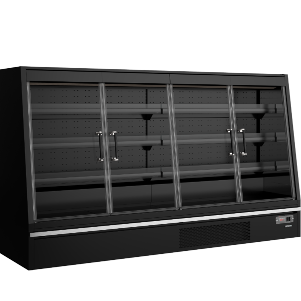 TEFCOLD Lage multideckkoeler met deuren Galaxy+ GPL26FGD Black
