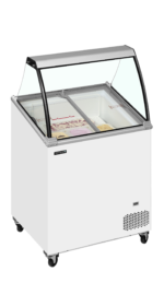 TEFCOLD Vriezer voor schepijs - schuin oplopend met bovenblad - IC202SCE-SO - Afbeelding 2